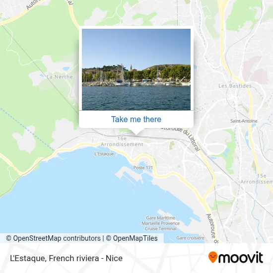 L'Estaque map