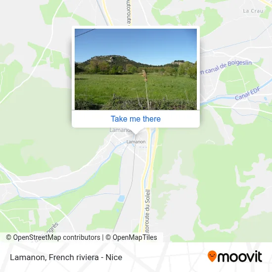 Lamanon map
