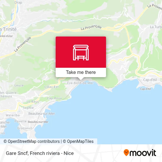 Gare Sncf map
