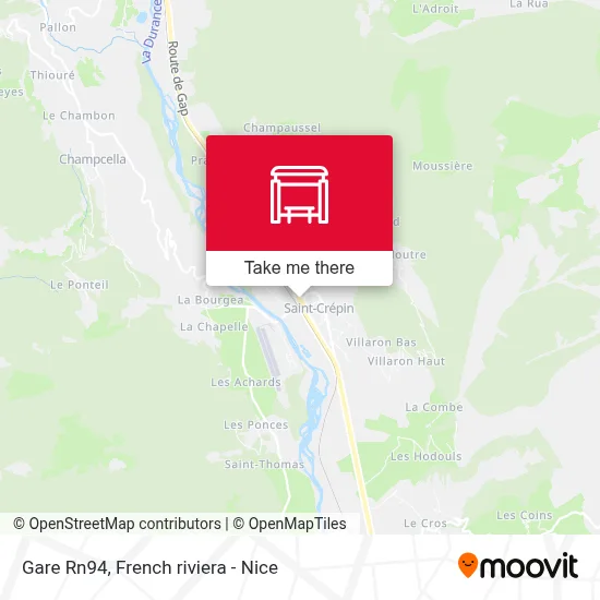 Gare Rn94 map