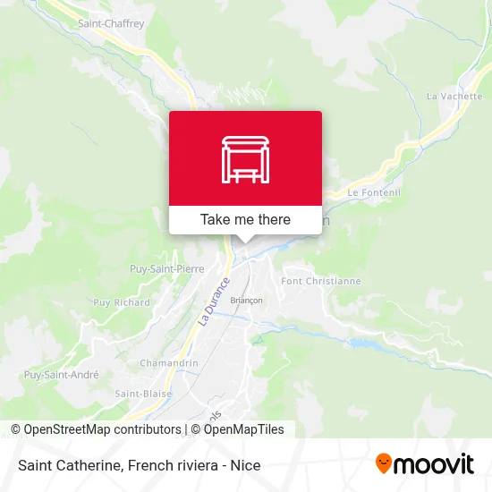 Sainte-Catherine map