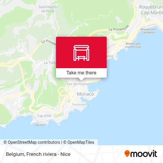 Belgique map