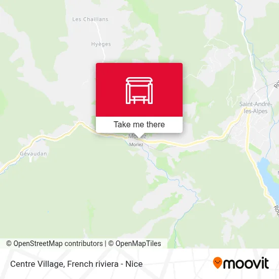 Centre Village map