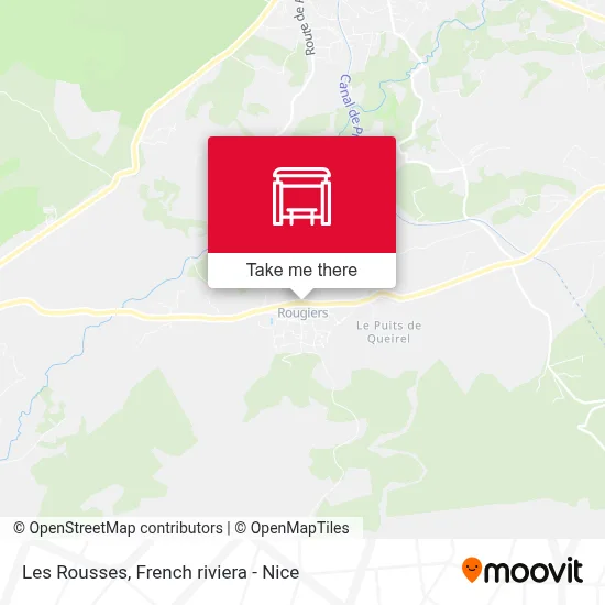 Les Rousses map