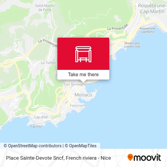 Place Sainte-Devote Sncf map