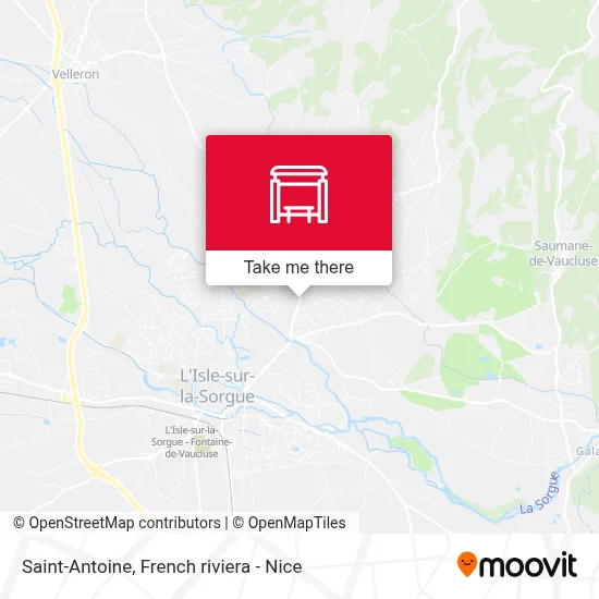 Saint-Antoine map