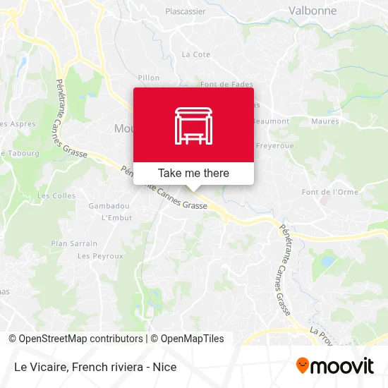 Le Vicaire map