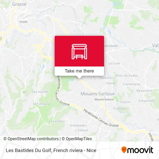 Les Bastides Du Golf map