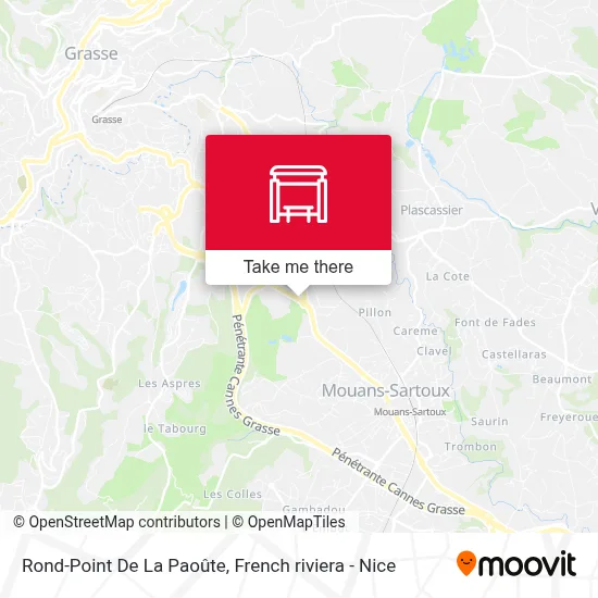 Rond-Point De La Paoûte map