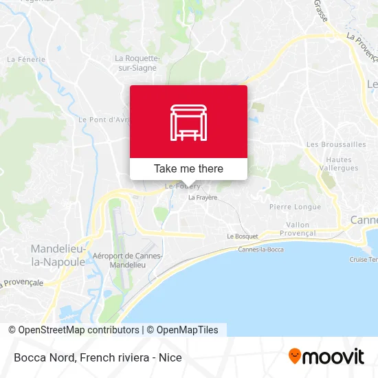 Bocca Nord map
