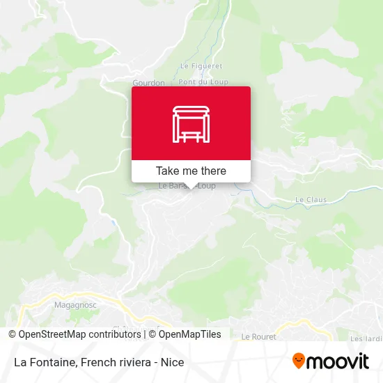 La Fontaine map