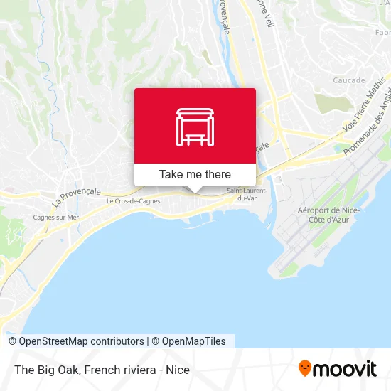 Mapa Le Gros Chêne