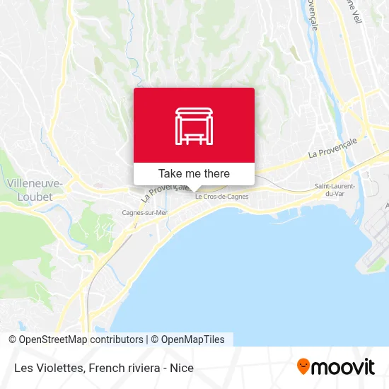 Les Violettes map