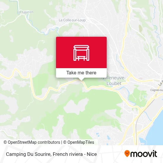 Camping Du Sourire map