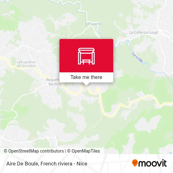 Aire De Boule map