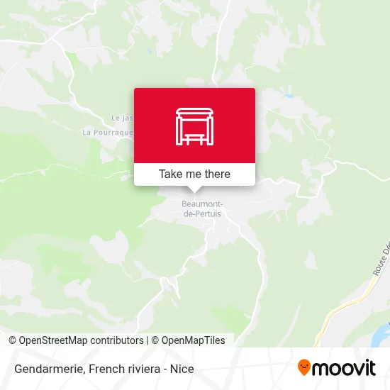 Gendarmerie map
