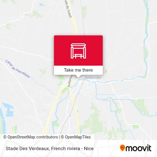 Stade Des Verdeaux map