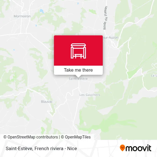 Saint-Estève map