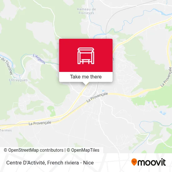 Centre D'Activité map