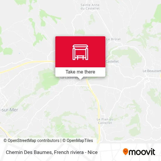 Chemin Des Baumes map