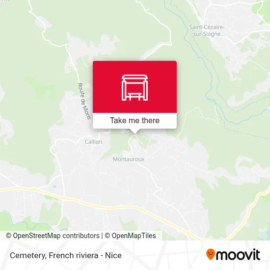 Cimetière map
