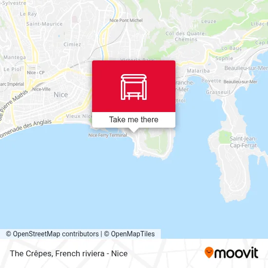 Les Crêtes map