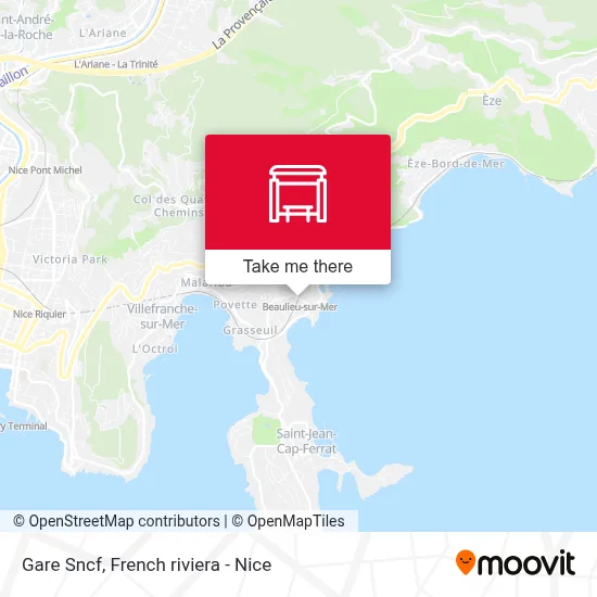 Gare Sncf map