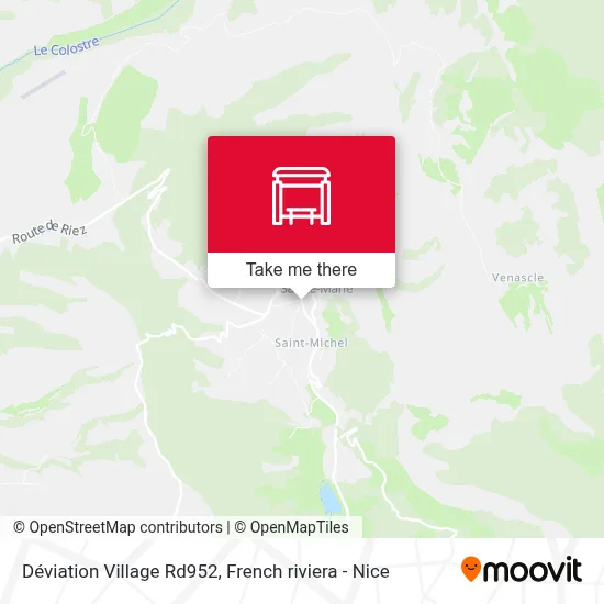 Déviation Village Rd952 map