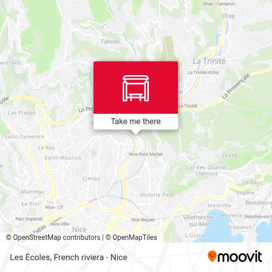 Les Écoles map