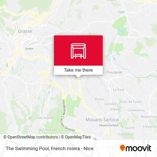 La Piscine map