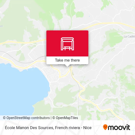 École Manon Des Sources map