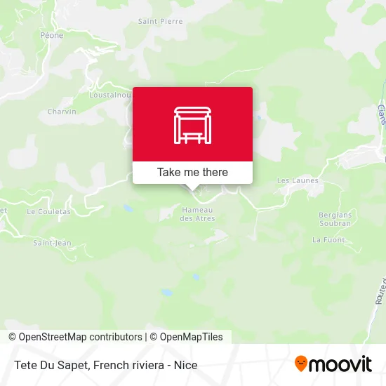 Tete Du Sapet map