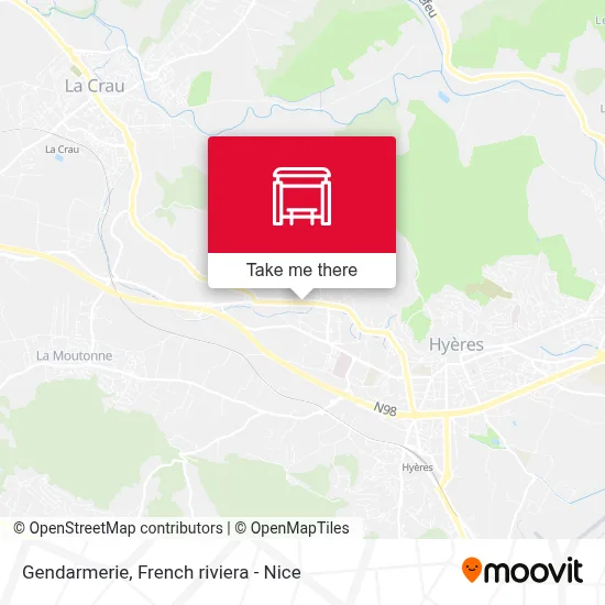 Gendarmerie map