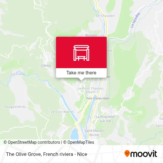 L'Oliveraie map
