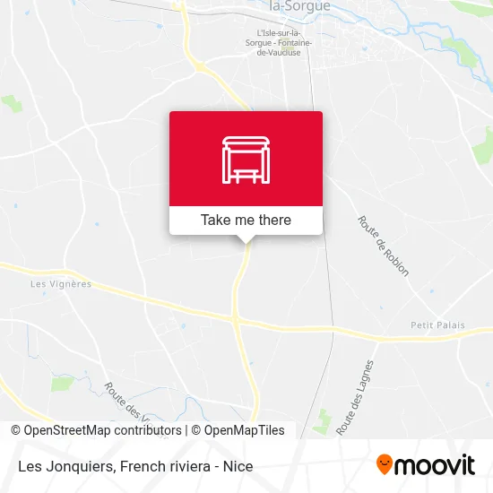 Les Jonquiers map