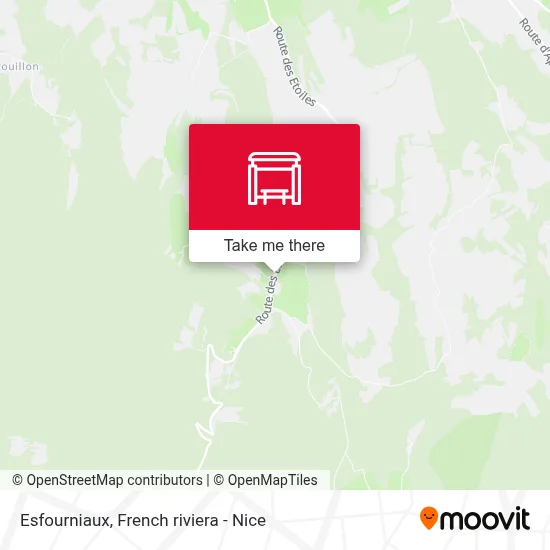 Esfourniaux map