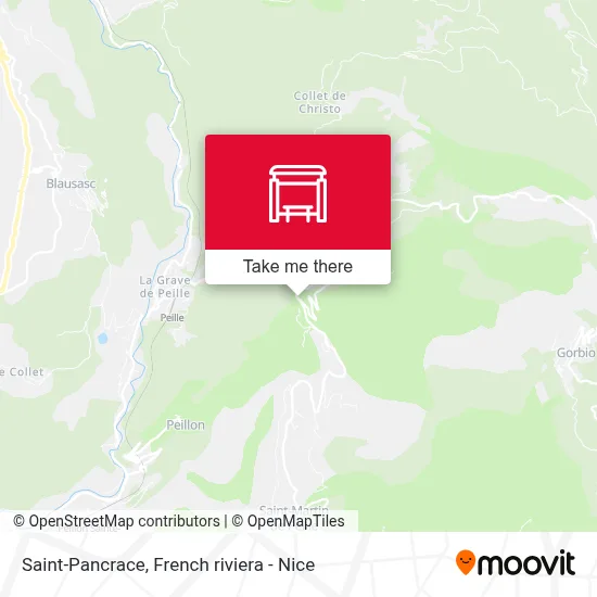 Saint-Pancrace map
