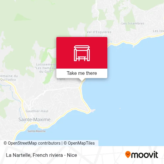 La Nartelle map