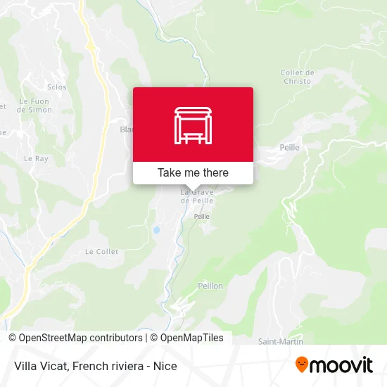 Villa Vicat map