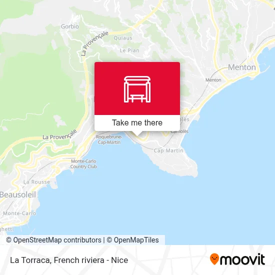 La Torraca map
