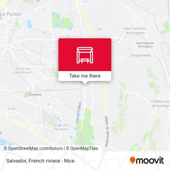 Salvador map