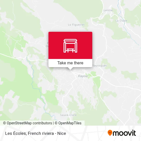 Les Écoles map
