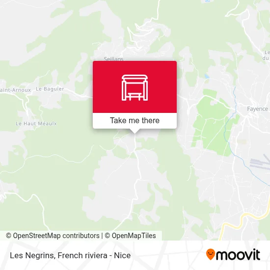 Les Negrins map