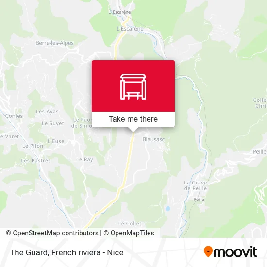 La Garde map