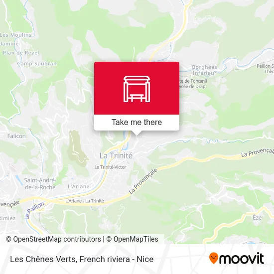 Les Chênes Verts map