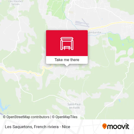 Les Saquetons map