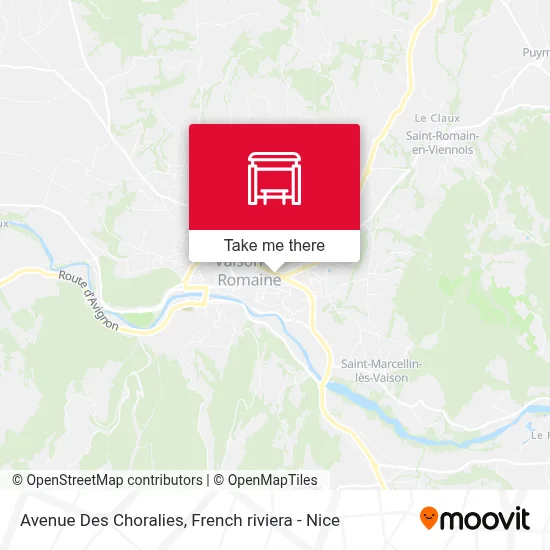 Avenue Des Choralies map