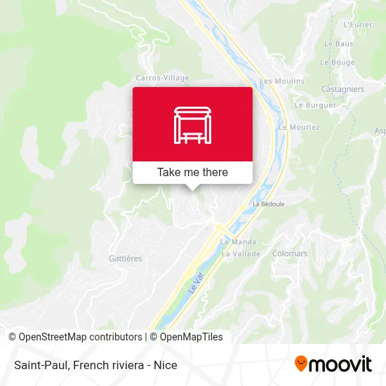 Saint-Paul map