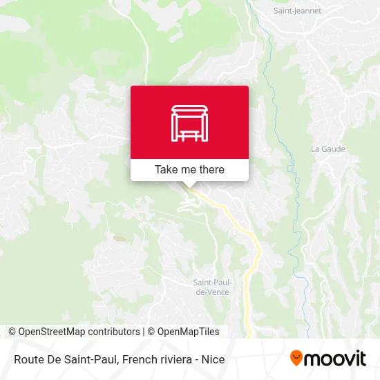 Route De Saint-Paul map