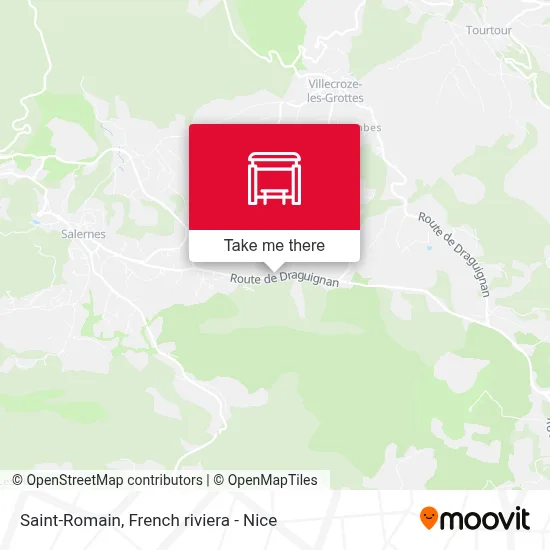 Saint-Romain map